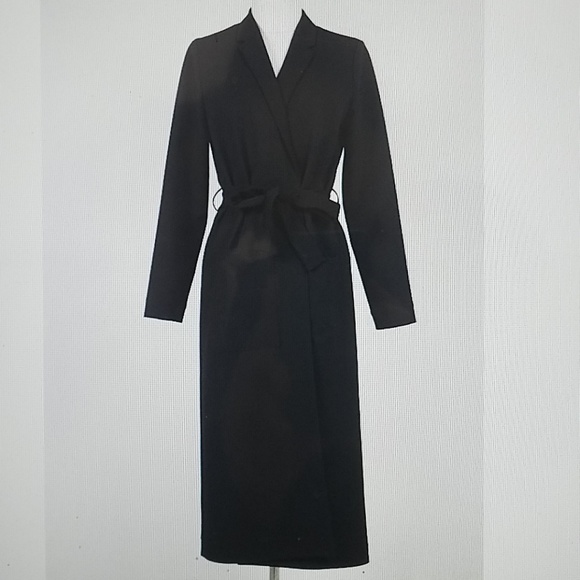 Black Long Coat  Blazer - Picture 7 of 8